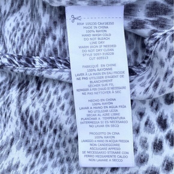 SOFT JOIE Arryn B Blue/White Snakeskin Print Mini Dress. Size XSmall. EUC! - Picture 5 of 5